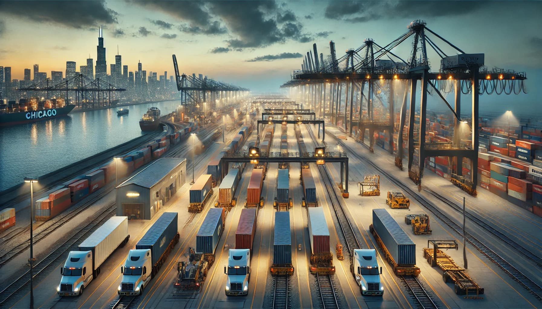 transload Chicago, intermodal logistics, freight transfer Chicago, supply chain savings, rail-to-truck transload, Chicago transload hub, logistics facility Chicago, transload services Illinois